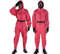 Party City Squid Pink Solider Adult Halloween Costume For Men, Multicolor, Medium