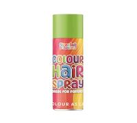 Party Colour Hair Sprays - 200ml - Temporary Vibrant Colours for Parties, Festivals & Events - Red, Blue, Silver, Green, Gold & Purple (GREEN - 5941A-GN)