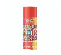 Party Colour Hair Sprays - 200ml - Temporary Vibrant Colours for Parties, Festivals & Events - Red, Blue, Silver, Green, Gold & Purple (RED - 5941A-R)