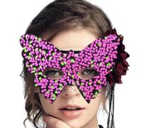 Party Cover for Adults Masquerade | Shiny Half Butterfly Decoration - Elegant Masquerade Face Cover | for Christmas Party Cruise Festival Cosplay Carnival Costume