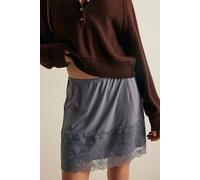 Party Crashers Half Slip by Intimately at Free People in Liquid Silver, Size: Small - female