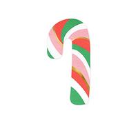Party Deco 20 Candy Cane Festive Napkins, Novelty Festive Napkins, Father Christmas Party Tableware, Candy Canes Paper Napkins, Novelty Decoration