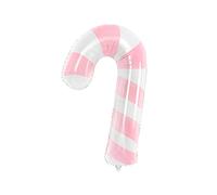 Party Deco Pink Christmas Candy Cane Foil Balloon Large