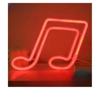 Party Decoration Music for neon Sign Led Light Wall Decor For Room Bar Recital(Red)
