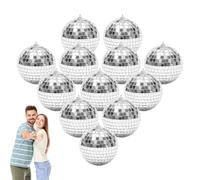 Party Disco Ball | Bar Disco Decor Ball Pendant | Silver Appearance Decoration Supplies for Bars, Clubs, and Stage Performances