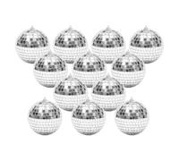 Party Disco Ball Silver Appearance, Reflective Function, Retro Design