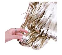 Party Door Curtain 2-3Meter Champagne Gold Matte Party Backdrop Fringe Tinsel Foil Curtains Adult Happy Birthday Wedding Decoration Photo Booth Drape(Matte champagne gold,3.0m(drop) x 1m(width))
