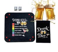 Party Drinking Card Game - Interactive Challenge Set for Adult Gatherings | Printed Paper Deck with Conversation Prompts, Tabletop Entertainment Activity for Friends 9.84x9.84x0.79 in