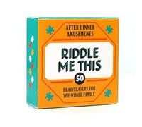 Party Entertainment, Family time, 50 Fun Games and Conversations, Holiday Party Card Games, Portable Outdoor Entertainment Ideas (Riddle me This)