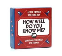 Party Entertainment, Family time, 50 Fun Games and Conversations, Holiday Party Card Games, Portable Outdoor Entertainment Ideas (How Well do You konw me)