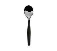 Party Essentials 9 Count Heavy Duty Hard Plastic Serving Spoons, 10", Black
