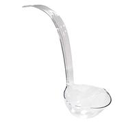Party Essentials Hard Plastic 5-Ounce Punch Bowl/Serving Ladle, Clear