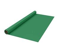 Party Essentials Heavy Duty Plastic Banquet Table Roll Available in 27 Colors, 40" x 150', Kelly Green