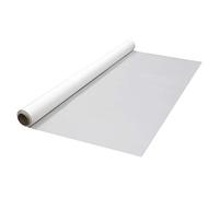 Party Essentials Heavy Duty Plastic Banquet Table Roll Available in 27 Colors, 40" x 150', White