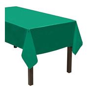 Party Essentials Heavy Duty Rectangle Plastic Table Cover Available in 24 Colors, 54 x 108, 3-Count, Kelly Green (54108KG-3)