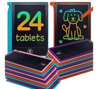 Party Favor Mini LCD Writing Tablet for Kids, 24 Pack - 4.5 Inch Mini Drawing Board. Fun and Educational for Kids That Sketch and Doodle. Perfect Goodie Bag and Gift Bag Filler, School Prize Or Gift