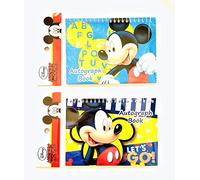 Party Favors Disney Mickey Mouse and Minnie Autograph Note pads Book- (2 pieces Mickey Mouse)