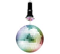 Party Fun Lights - Rotating Mirror Ball With Led And Motor (605209) Toy NEW