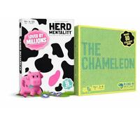 Party Games Bundle - Herd Mentality & The Chameleon | Hilarious Family & Social Deduction Board Games for Kids & Adults