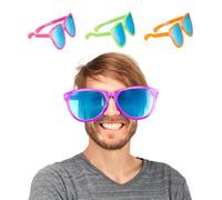 Party glasses Oversized Fun Accessories Colourful Festival Goggles 25 cm wide