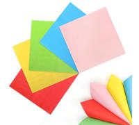 PARTY GO 50 Pcs 9" Multi-Color Paper Napkins for Dinner and Dessert, Disposable Plates Party Supplies Pack for Graduation Holiday Wedding Birthday Party Decorations (Red Yellow Blue Green Pink)