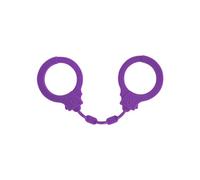 Party Hard - Silicone Handcuffs Party Hard Suppression Bondage Cuffs (Purple)
