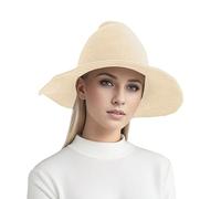 Party Hats Foldable Knit Pointed Witch Hat For Halloween Costume - Knitted Pointed Design, Foldable Collapsible Witch Hat, Halloween Party Costume, Gothic Style
