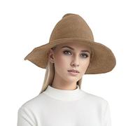 Party Hats Foldable Knit Pointed Witch Hat For Halloween Costume - Knitted Pointed Design, Foldable Collapsible Witch Hat, Halloween Party Costume, Gothic Style