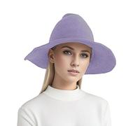 Party Hats Foldable Knit Pointed Witch Hat For Halloween Costume - Knitted Pointed Design, Foldable Collapsible Witch Hat, Halloween Party Costume, Gothic Style