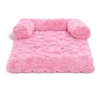 Party HuB Luxury Plush Dog Bed with Cushion Sides and Hidden Waterproof Lining, Non-Slip Backing, Soft Calming Pet Sofa Bed for Home or Floor Use