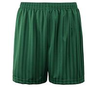 Party HuB Unisex PE Shorts Adults Boys Girls Kids Children Back to School Uniform Shadow Stripe Sports Gym Football Games P.E. Shorts