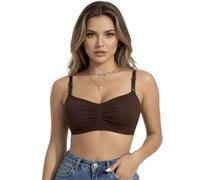 Party HuB Women’s Seamless Bra with Adjustable Straps 3 Pack, Wireless Soft Comfort Bra, Breathable Stretch Bralette Everyday Use
