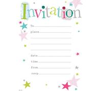 Party Invitations with Envelopes (Pack of 20) P