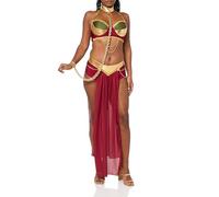 Party King Womens Women's Adult Space Slave Princess Costume, Red, Large