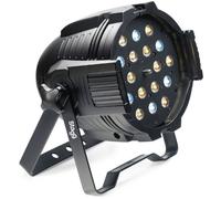 Party LED Spotlight 18 x 3W Cold and Warm White LEDs with Zoom