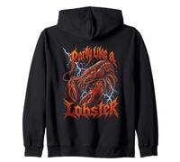 Party Like A Lobster Bootleg Zip Hoodie