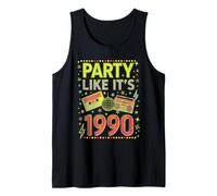 Party like it is 1990 vintage retro 90s casette disco 1990s Tank Top