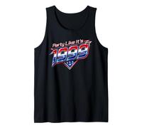 Party Like Its 1999 - Design KB-26-1005 - USA Red White Blue Tank Top