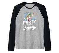 Party Like It's Fish Fry Friday Raglan Baseball Tee