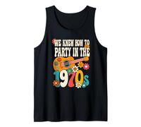 Party Like It's the 1970s Vintage 70s Groovy Theme Retro Tank Top