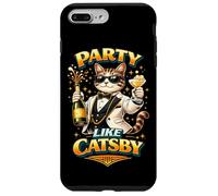 Party like The Great Catsby Funny Cat Lovers Parody Case for iPhone 7 Plus/8 Plus