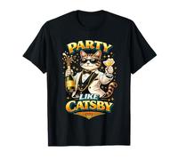 Party Like The Great Catsby Funny Cat Lovers Parody T-Shirt