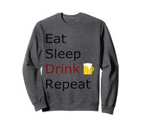 Party Meme Eat Sleep Drink Repeat Sweatshirt