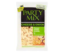 Party Mix Cheese & Onion Flavoured Potato Snack 125g Assorted Packs