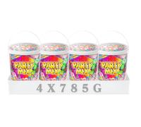 Party Mix Sweet Tub 785g - Assorted Family Favourite Sweets Gift Tub for Halloween, Trick or Treat, Birthday Party Bags, Office Treats & Christmas Stocking Fillers - Vegan Friendly (4 Tubs)