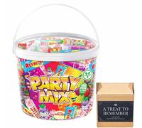 Party Mix Tub 785g - Retro Sweets in Bulk, Vegan Friendly Assortment, Family Favourite Treats for Parties, Birthdays, Halloween & Christmas (Pack of 1)