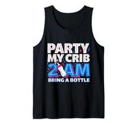 Party My Crib 2 AM Bring A Bottle Toddler Baby Tank Top