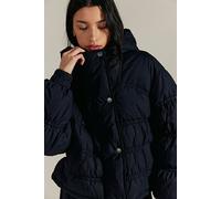 Party Of One Solid Puffer Jacket at Free People in Black, Size: Medium - female