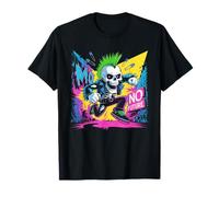 Party Oktoberfest Top Karneval DJ Motiv Punk Rock No Future T-Shirt