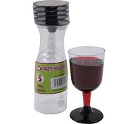 Party & Paper Solutions 10 WINE GOBLETS - Pack of 10 quality duarable disposable glasses